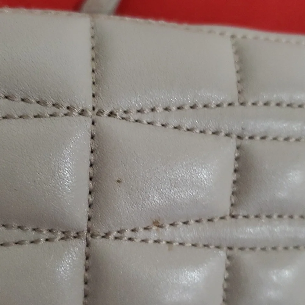 Kate Spade Elegant Taupe Quilted Crossbody Bag